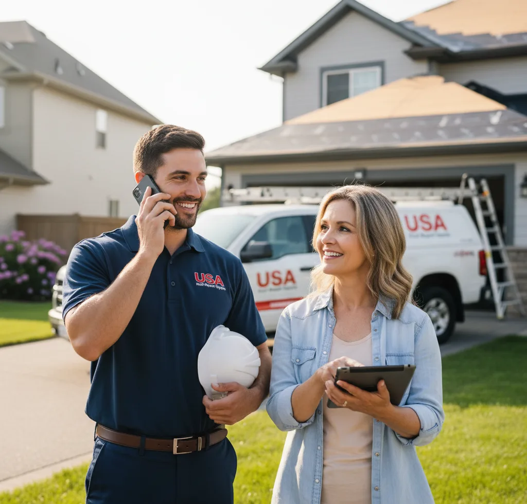 USA Roof Repair Experts customer support in Crow Agency